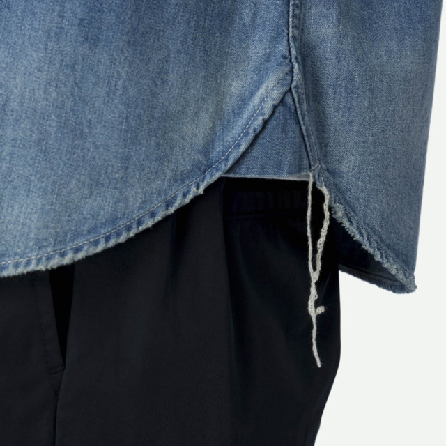 MADNESS AGING NEP DENIM WORK SHIRT