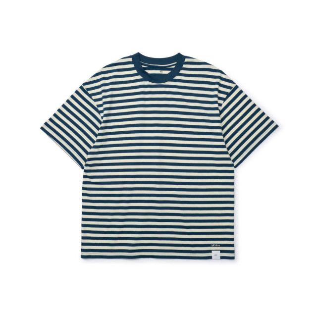 MADNESS STRIPED LABEL TEE