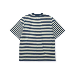 MADNESS STRIPED LABEL TEE