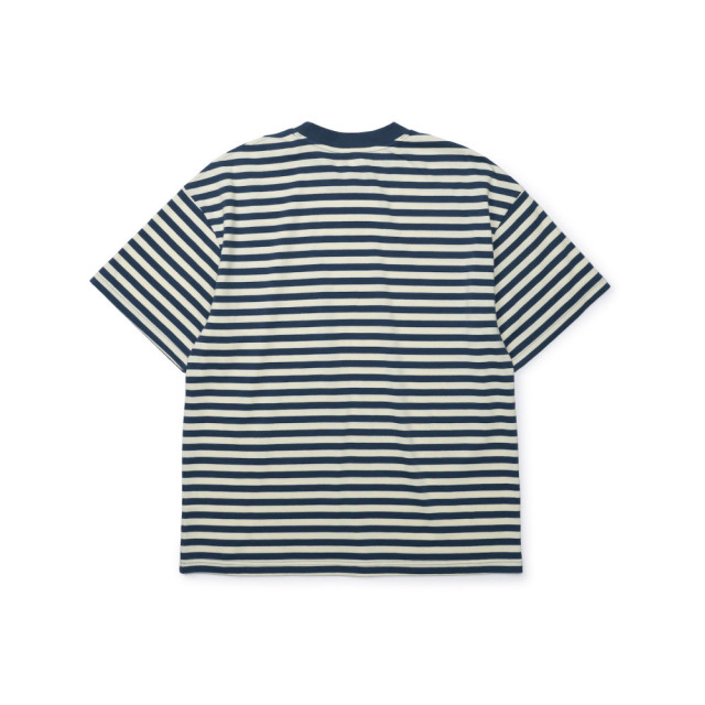 MADNESS STRIPED LABEL TEE