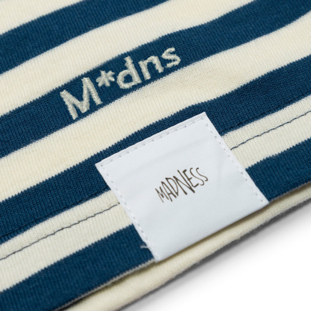 MADNESS STRIPED LABEL TEE