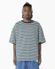 MADNESS STRIPED LABEL TEE