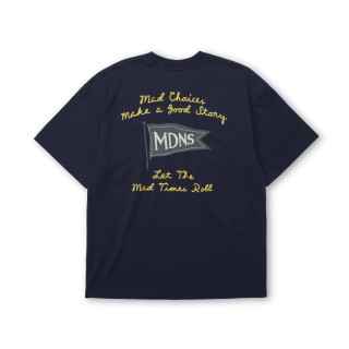 MADNESS EMBROIDERY PRINT TEE