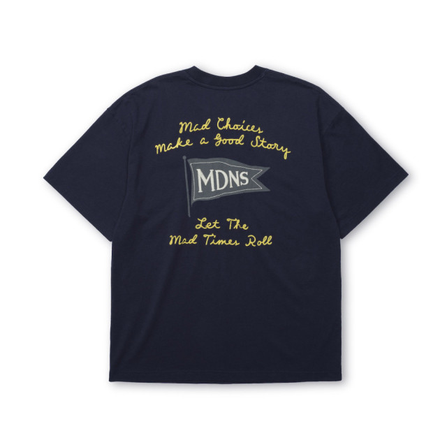 MADNESS EMBROIDERY PRINT TEE