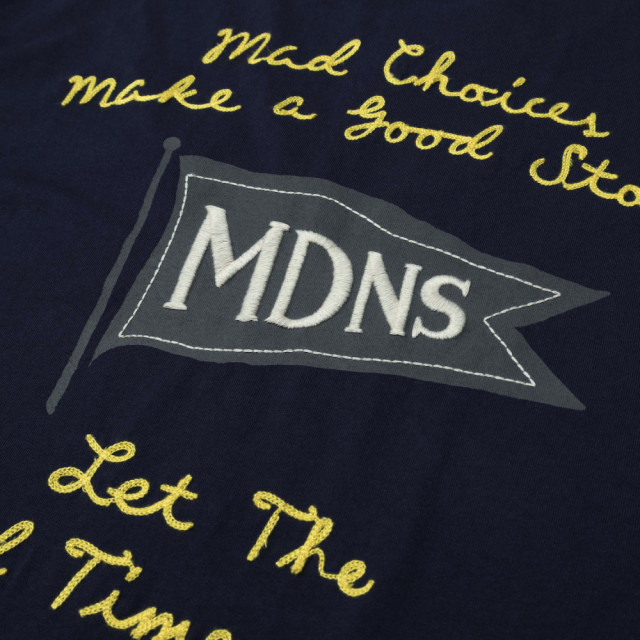 MADNESS EMBROIDERY PRINT TEE