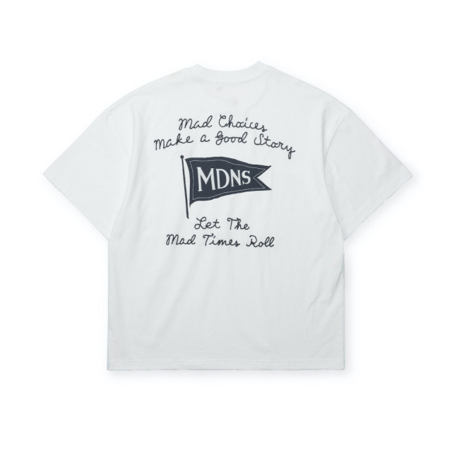 MADNESS EMBROIDERY PRINT TEE