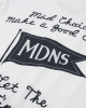 MADNESS EMBROIDERY PRINT TEE