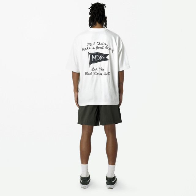 MADNESS EMBROIDERY PRINT TEE