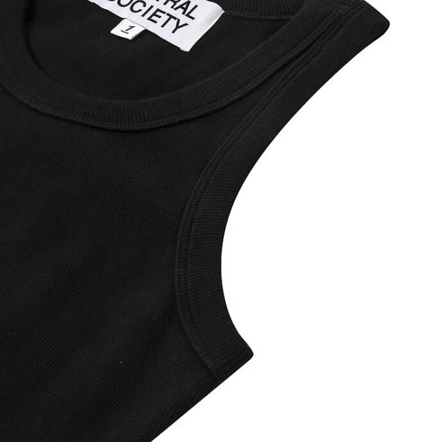 NEUTRAL SOCIETY SNOW WASH CROPPED TANK TOP