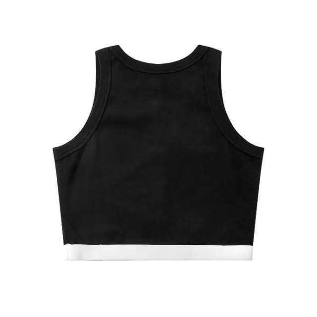 NEUTRAL SOCIETY SNOW WASH CROPPED TANK TOP