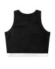NEUTRAL SOCIETY SNOW WASH CROPPED TANK TOP