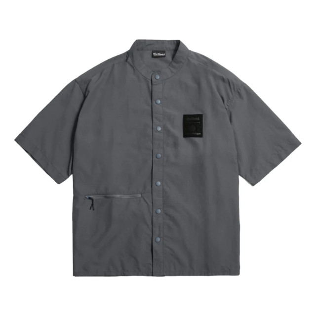 OPEN DIALOGUE X WILD THINGS STAND COLLAR SS SHIRT