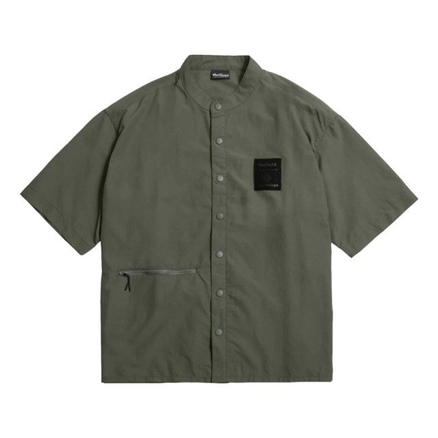 OPEN DIALOGUE X WILD THINGS STAND COLLAR SS SHIRT