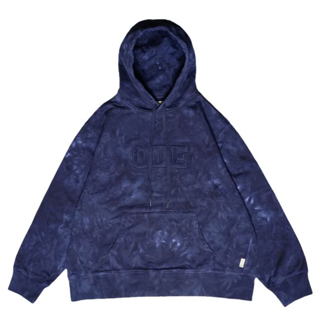 Open Dialouge TIE DYED LOGO EMBROIDERY HOODIE