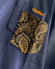  OLD/SM® OVERSIZE EMBROIDERY PAISLEY POCKET TEE