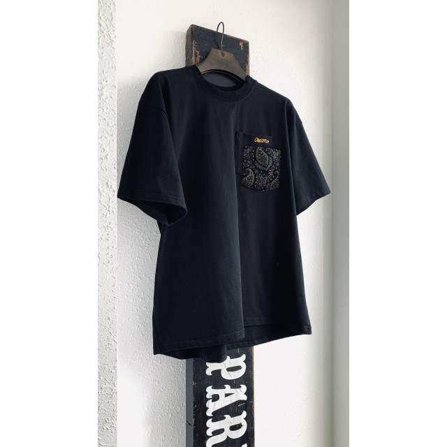  OLD/SM® OVERSIZE EMBROIDERY PAISLEY POCKET TEE