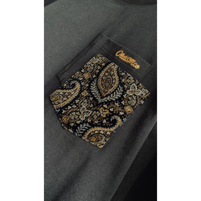  OLD/SM® OVERSIZE EMBROIDERY PAISLEY POCKET TEE