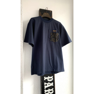  OLD/SM® OVERSIZE EMBROIDERY PAISLEY POCKET TEE