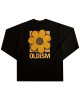 OLD/SM ® OVERSIZE EMBROIDERY CRACK SUNFLOWER L/S TEE