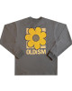 OLD/SM ® OVERSIZE EMBROIDERY CRACK SUNFLOWER L/S TEE