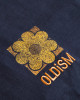 OLD/SM ® OVERSIZE EMBROIDERY CRACK SUNFLOWER L/S TEE