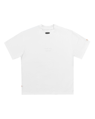 OLD/SM ® OVERSIZE CHAIN EMBROIDERY TEE