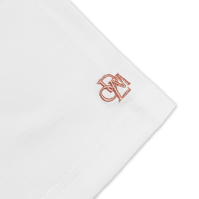 OLD/SM ® OVERSIZE CHAIN EMBROIDERY TEE