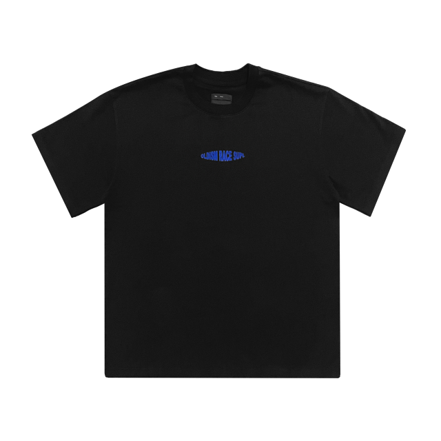 OLD/SM ® OVERSIZE FLOCKING PRINT RACING TEE