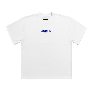 OLD/SM ® OVERSIZE FLOCKING PRINT RACING TEE