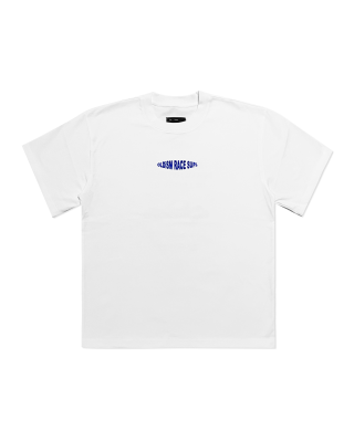 OLD/SM ® OVERSIZE FLOCKING PRINT RACING TEE