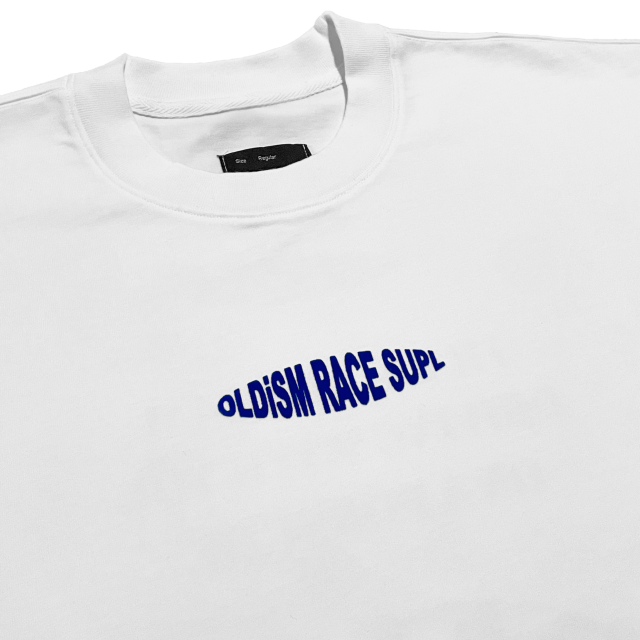 OLD/SM ® OVERSIZE FLOCKING PRINT RACING TEE