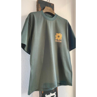 OLD/SM ® OVERSIZE EMBROIDERY CRACK SUNFLOWER TEE