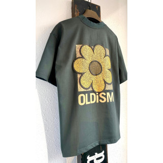 OLD/SM ® OVERSIZE EMBROIDERY CRACK SUNFLOWER TEE