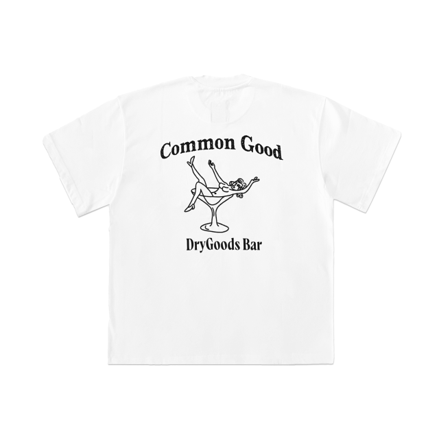 OLD/SM ® x COMMON GOOD OVERSIZE CHAIN EMBROIDERY TEE
