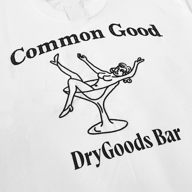 OLD/SM ® x COMMON GOOD OVERSIZE CHAIN EMBROIDERY TEE