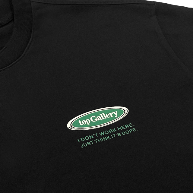 OLD/SM ® x TOP GALLERY OVERSIZE EMBROIDERY PRINT TEE