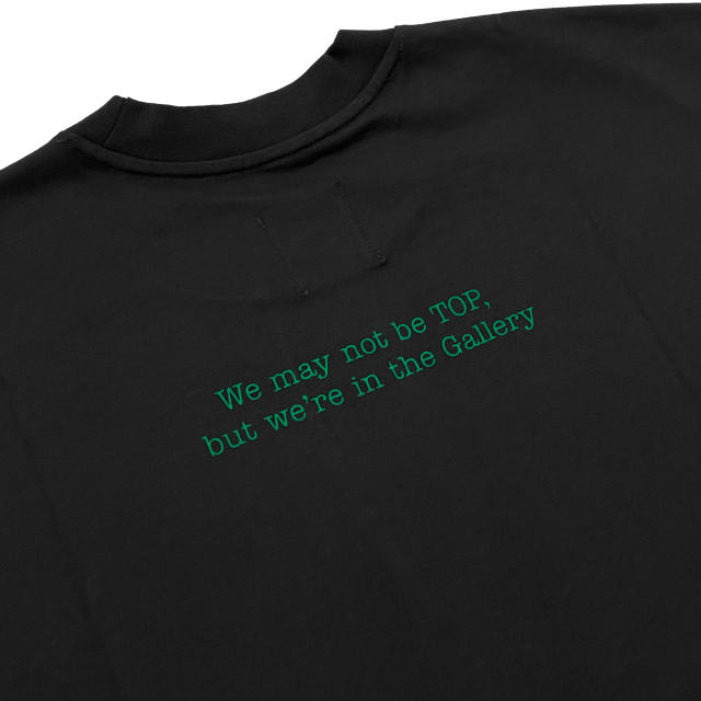 OLD/SM ® x TOP GALLERY OVERSIZE EMBROIDERY PRINT TEE