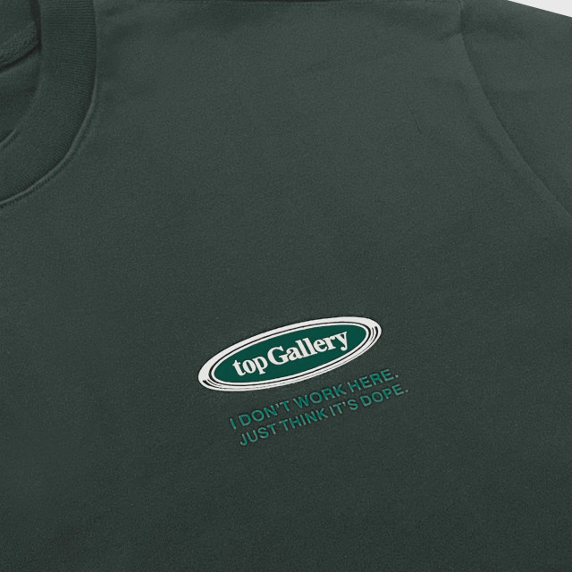 OLD/SM ® x TOP GALLERY OVERSIZE EMBROIDERY PRINT TEE