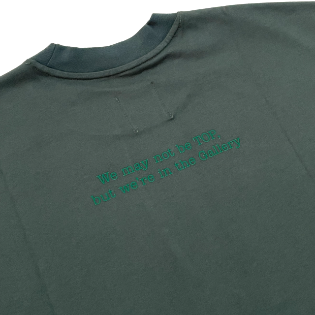 OLD/SM ® x TOP GALLERY OVERSIZE EMBROIDERY PRINT TEE