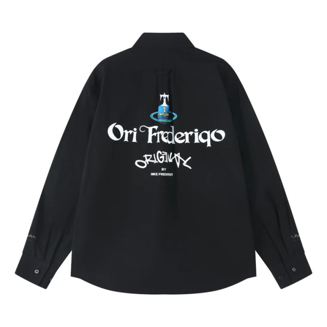 ORI FREDERIQO PRINTED LONG SLEEVE SHIRT