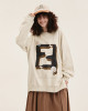 ORI FREDERIQO PRINTED SLIT SWEATSHIRT