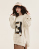 ORI FREDERIQO PRINTED SLIT SWEATSHIRT