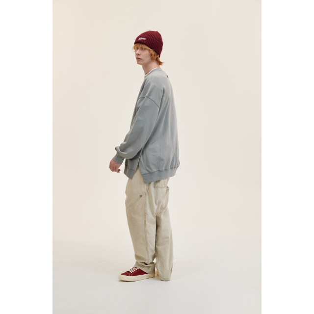 ORI FREDERIQO PRINTED SLIT SWEATSHIRT