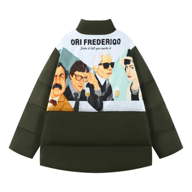 ORI FREDERIQO SHORT PRINTED DOWN