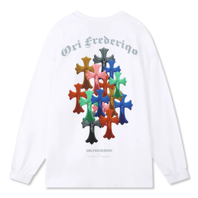ORI FREDERIQO PRINTED LONG SLEEVE TEE