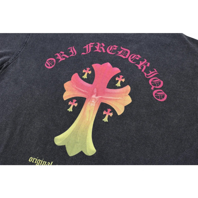 ORI FREDERIQO X POPCORN SUPPLY WASHED CHROME HEART HK EXCLUSIVE TEE