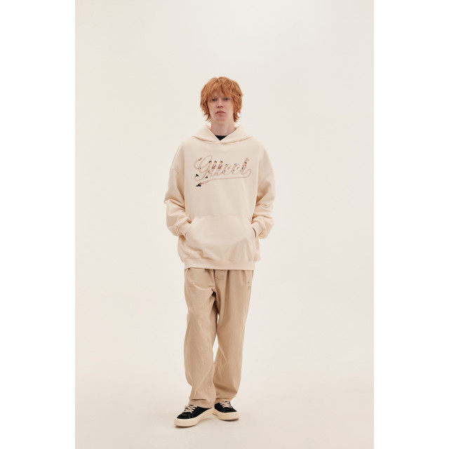 ORI FREDERIQO PRINTED HOODED SWEATSHIRT