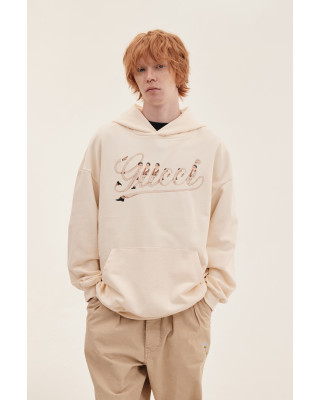 ORI FREDERIQO PRINTED HOODED SWEATSHIRT