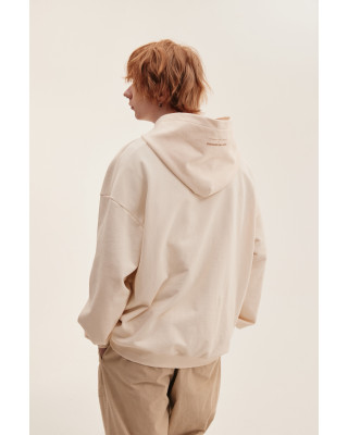 ORI FREDERIQO PRINTED HOODED SWEATSHIRT