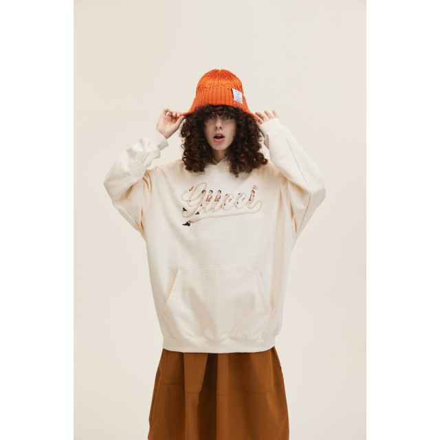 ORI FREDERIQO PRINTED HOODED SWEATSHIRT